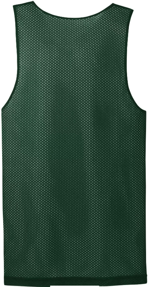 Am image of a Custom ATC Pro Mesh Reversible Tank in Forest Green/White!