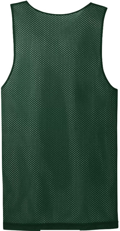 Am image of a Custom ATC Pro Mesh Reversible Tank in Forest Green/White!