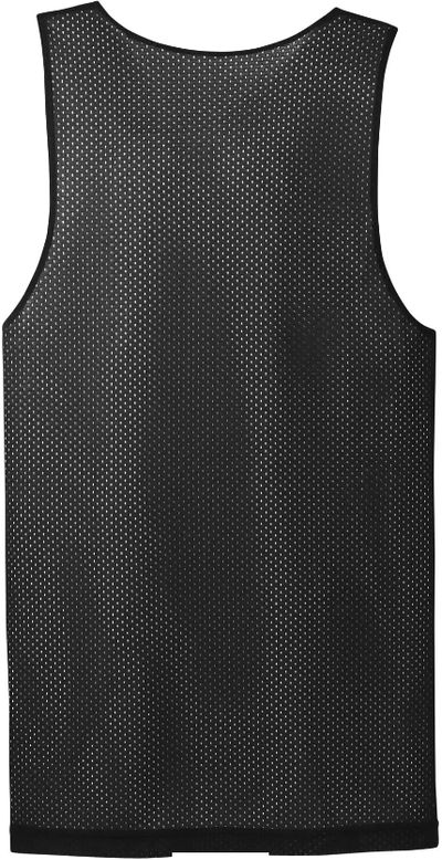 Am image of a Custom ATC Pro Mesh Reversible Tank in Black/White!