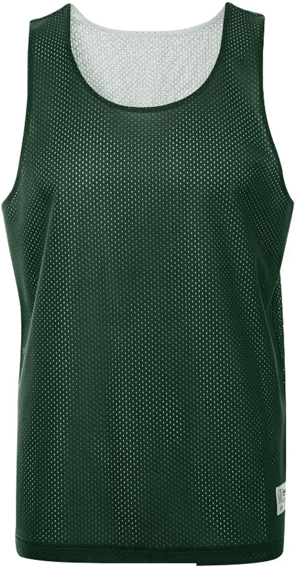 Am image of a Custom ATC Pro Mesh Reversible Tank in Forest Green/White!