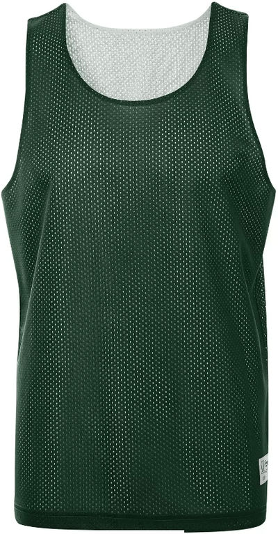 Am image of a Custom ATC Pro Mesh Reversible Tank in Forest Green/White!