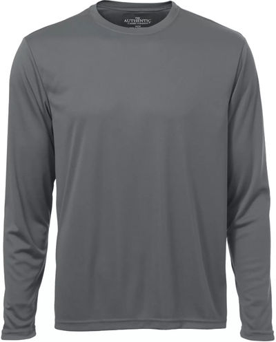 Am image of a Custom ATC Pro Team Long Sleeve Tee in Coal Grey!