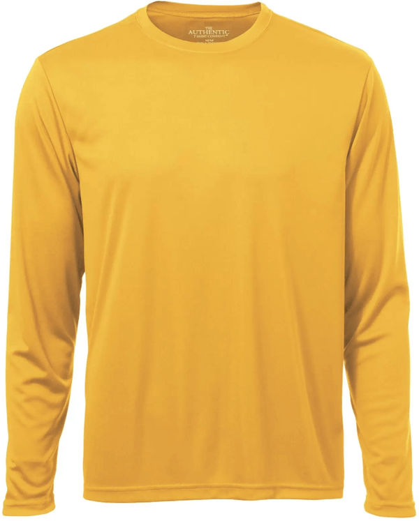 Am image of a Custom ATC Pro Team Long Sleeve Tee in Gold!