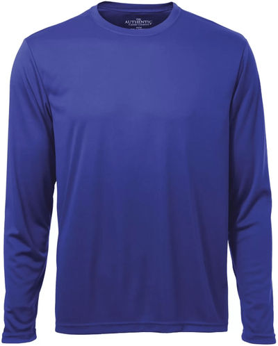 Am image of a Custom ATC Pro Team Long Sleeve Tee in True Royal!