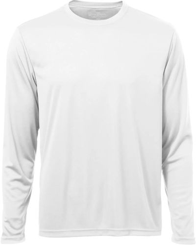 Am image of a Custom ATC Pro Team Long Sleeve Tee in White!