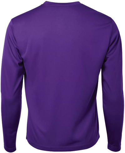 Am image of a Custom ATC Pro Team Long Sleeve Tee in Purple!