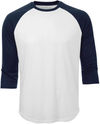 Am image of a Custom ATC Pro Team Baseball Jersey in White/True Navy!