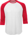 Am image of a Custom ATC Pro Team Baseball Jersey in White/True Red!