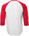 Am image of a Custom ATC Pro Team Baseball Jersey in White/True Red!