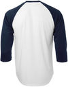 Am image of a Custom ATC Pro Team Baseball Jersey in White/True Navy!