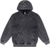 Am image of a Custom LA Apparel Heavy Fleece Hood PO 14oz MW in Carbon Black!