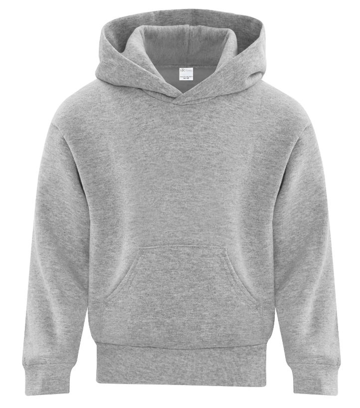 ATC Everyday Fleece Hooded Youth Sweatshirt in Athletic Heather