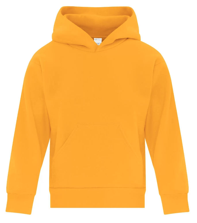 ATC Everyday Fleece Hooded Youth Sweatshirt in Gold