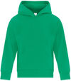 Am image of a Custom ATC Everyday Fleece Hooded Youth Sweatshirt in Kelly!