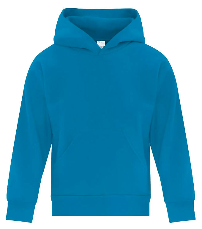 ATC Everyday Fleece Hooded Youth Sweatshirt in Sapphire