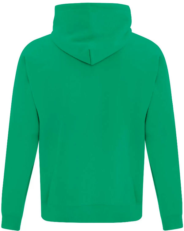 Am image of a Custom ATC Everyday Fleece Hooded Youth Sweatshirt in Kelly!