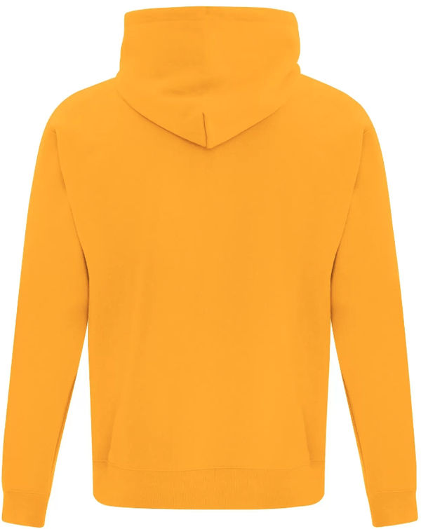 Am image of a Custom ATC Everyday Fleece Hooded Youth Sweatshirt in Gold!