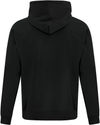 Am image of a Custom ATC Everyday Fleece Hooded Youth Sweatshirt in Black!