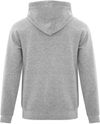 Am image of a Custom ATC Everyday Fleece Hooded Youth Sweatshirt in Athletic Heather!