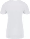 Am image of a Custom ATC Eurospun Ring Spun V Neck Ladies Tee in White!