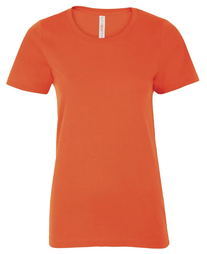 ATC Eurospun Ring Spun Ladies Tee in Orange