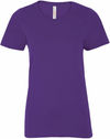 Am image of a Custom ATC Eurospun Ring Spun Ladies Tee in Purple!