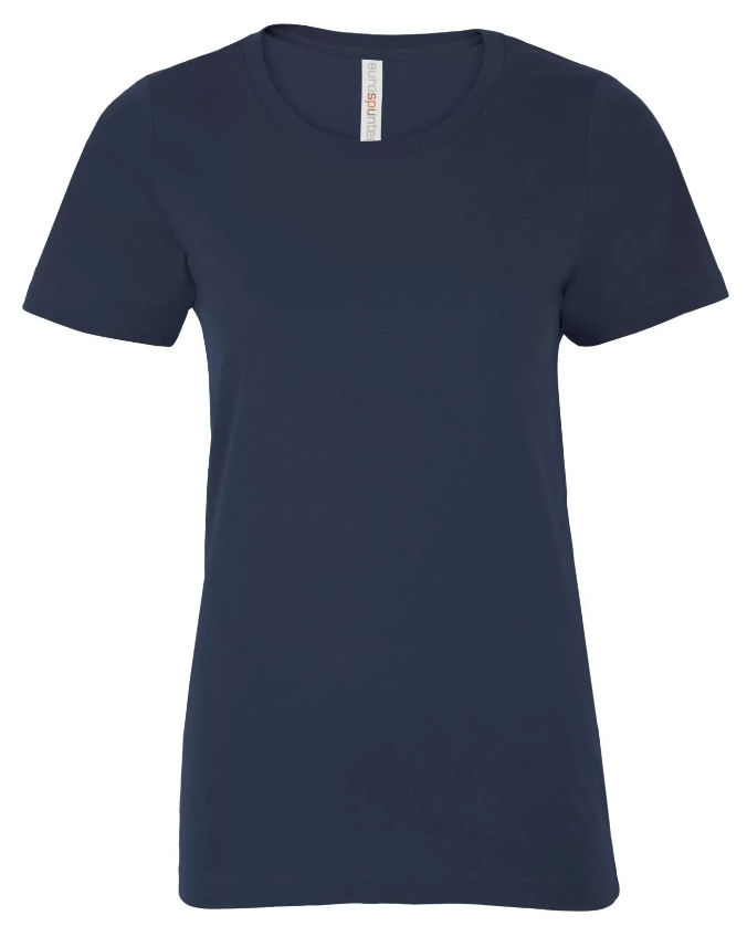 ATC Eurospun Ring Spun Ladies Tee in True Navy