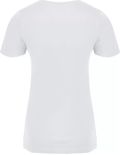 Am image of a Custom ATC Eurospun Ring Spun Ladies Tee in White!