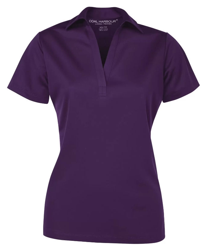 Coal Harbour Everyday Ladies Sport Shirt in Deep Purple