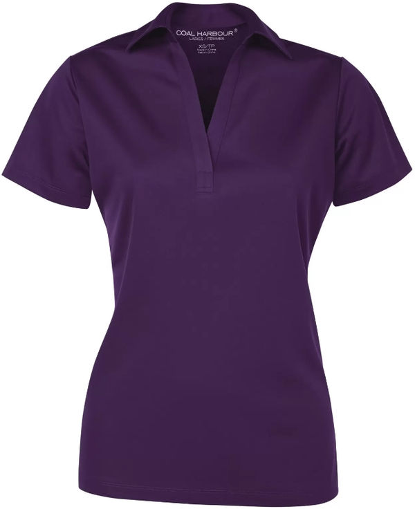 Am image of a Custom Coal Harbour Everyday Ladies Sport Shirt in Deep Purple!
