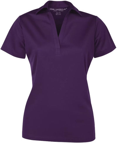 Am image of a Custom Coal Harbour Everyday Ladies Sport Shirt in Deep Purple!