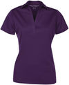 Am image of a Custom Coal Harbour Everyday Ladies Sport Shirt in Deep Purple!