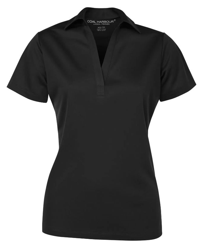 Coal Harbour Everyday Ladies Sport Shirt in Black