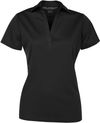 Am image of a Custom Coal Harbour Everyday Ladies Sport Shirt in Black!