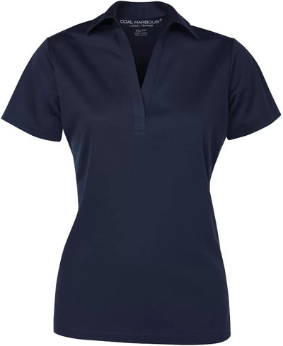 Am image of a Custom Coal Harbour Everyday Ladies Sport Shirt in Navy!
