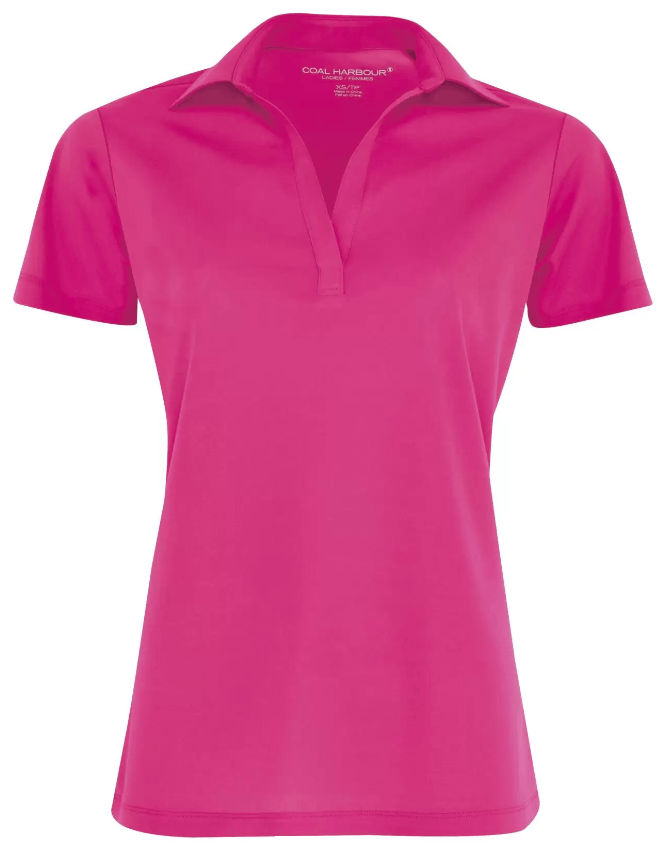 Coal Harbour Everyday Ladies Sport Shirt in Pink Raspberry