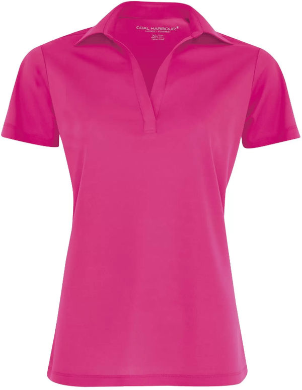 An image of a Custom Coal Harbour Everyday Ladies Sport Shirt in Pink Raspberry!
