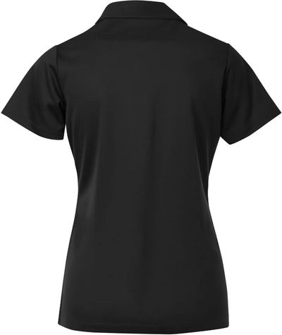 Am image of a Custom Coal Harbour Everyday Ladies Sport Shirt in Black!
