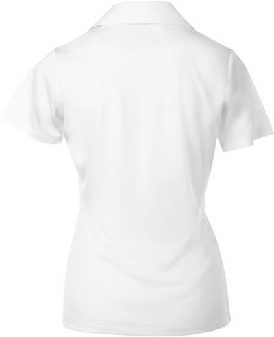 Am image of a Custom Coal Harbour Everyday Ladies Sport Shirt in White!
