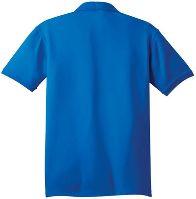 Am image of a Custom OGIO CALIBER POLO 2 in Electric Blue!