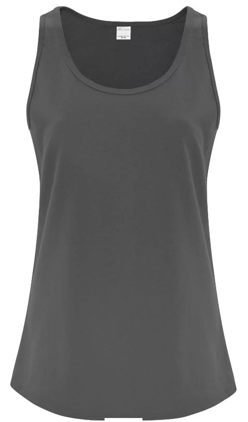 ATC Everyday Cotton Ladies Tank Top in Charcoal