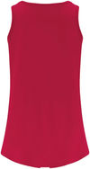 Am image of a Custom ATC Everyday Cotton Ladies Tank Top in Red!