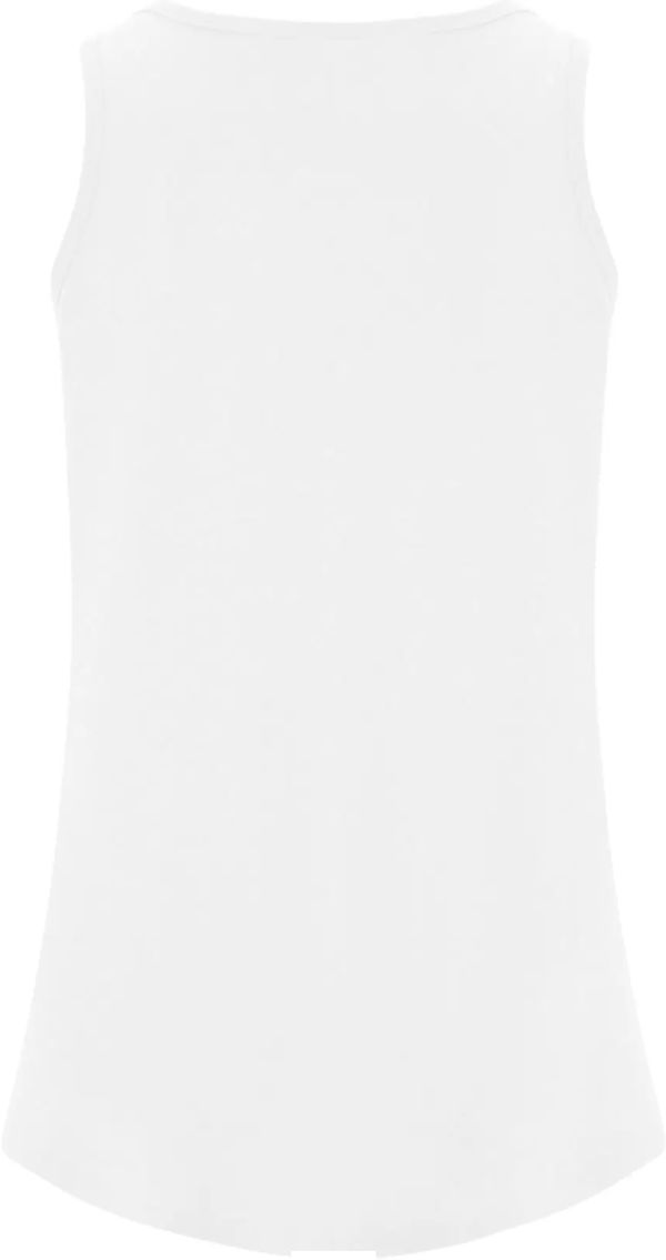 Am image of a Custom ATC Everyday Cotton Ladies Tank Top in White!