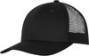 Am image of a Custom ATC Everyday Snapback Trucker Cap in Black/Black!