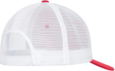 Am image of a Custom ATC Everyday Snapback Trucker Cap in Red/White!