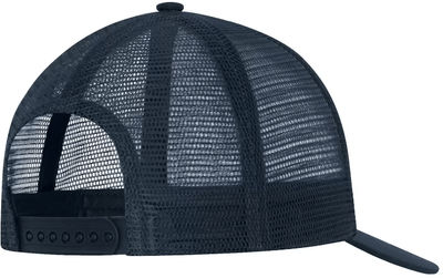Am image of a Custom ATC Everyday Snapback Trucker Cap in Navy/Navy!