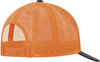 Am image of a Custom ATC Everyday Snapback Trucker Cap in Black/Orange!