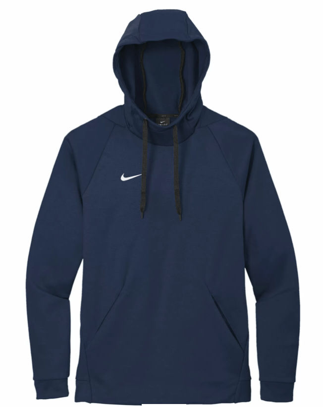 Nike ThermaFit Fleece Pullover Hoodie in Team Navy