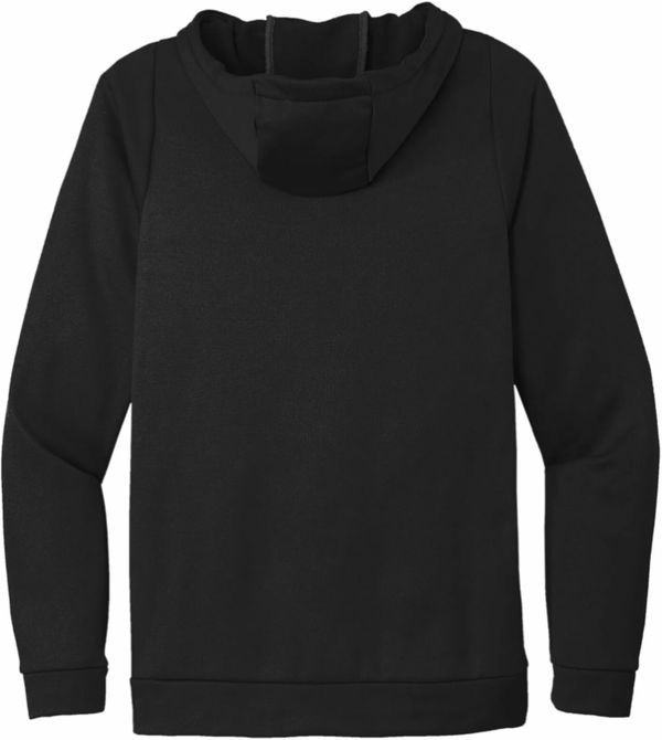 Am image of a Custom Nike ThermaFit Fleece Pullover Hoodie in Team Black!