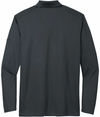 Am image of a Custom Nike Dri Fit Micro Pique Long Sleeve Polo in Anthracite!
